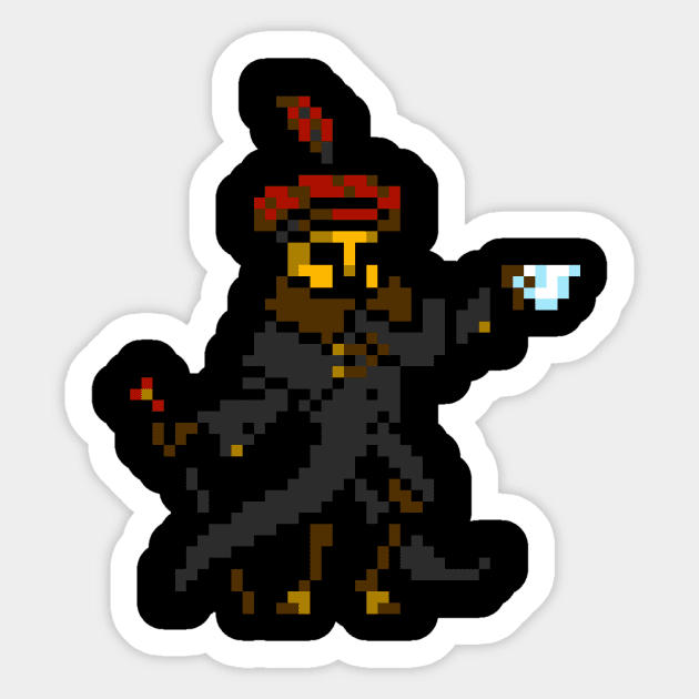 Mr. Hat Sticker by TheMeowstache